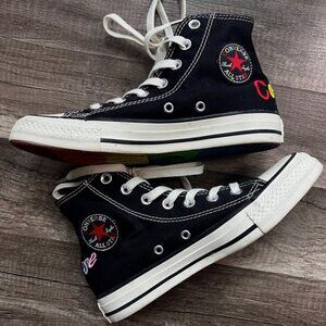 Chuck Taylor All Star Letter Multi Color 165554C Womens Size 6